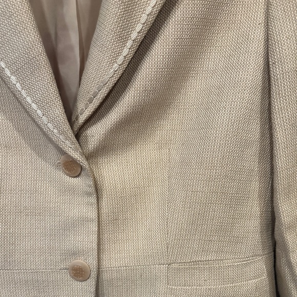 Tahari Beige Blazer and Skirt Set - Picture 4 of 7